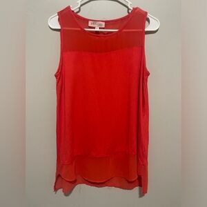 Philosophy Red Sleeveless Top - Medium